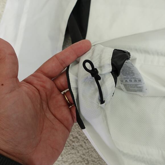 NWT adidas Womens Marathon Windbreaker Track Jacket Full Zip Hooded White XS - Picture 8 of 8